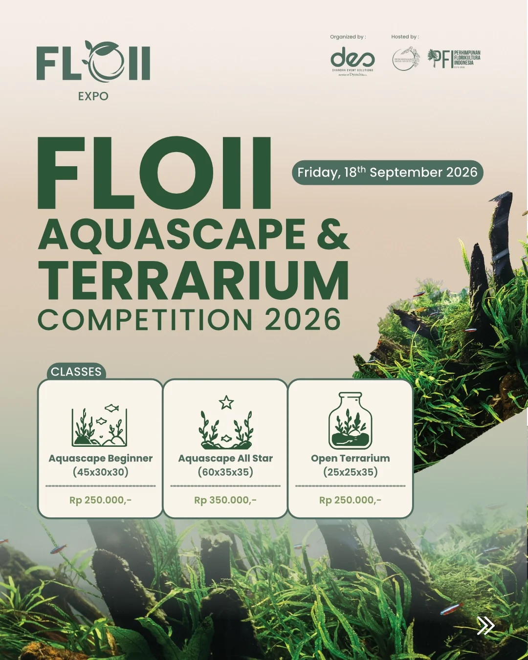 FLOII AQUASCAPE & TERRARIUM COMPETITION